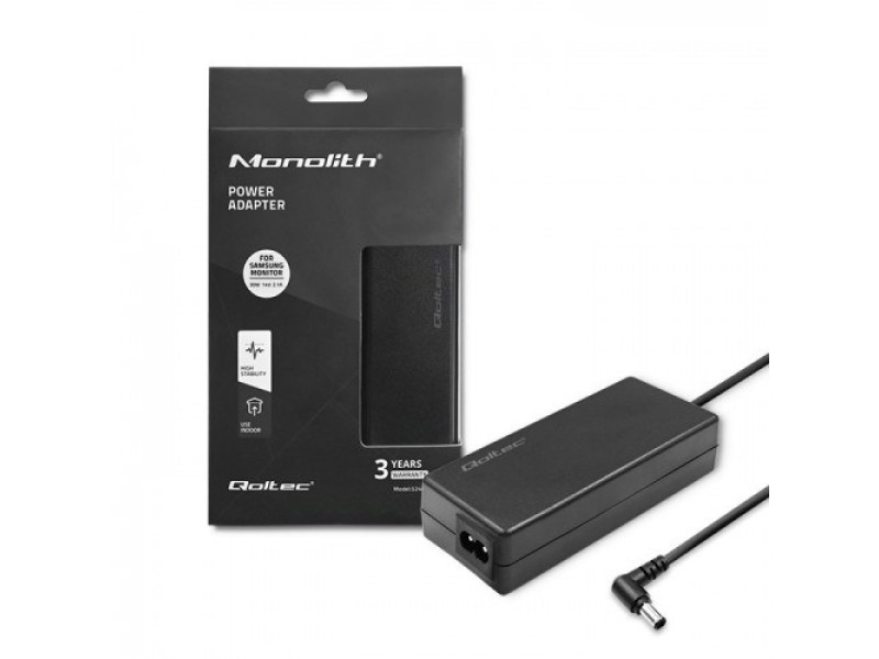 Qoltec 52400 power adapter/inverter Indoor 30 W Black