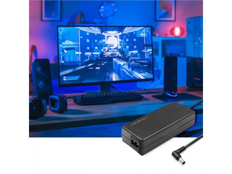 Qoltec 52400 power adapter/inverter Indoor 30 W Black