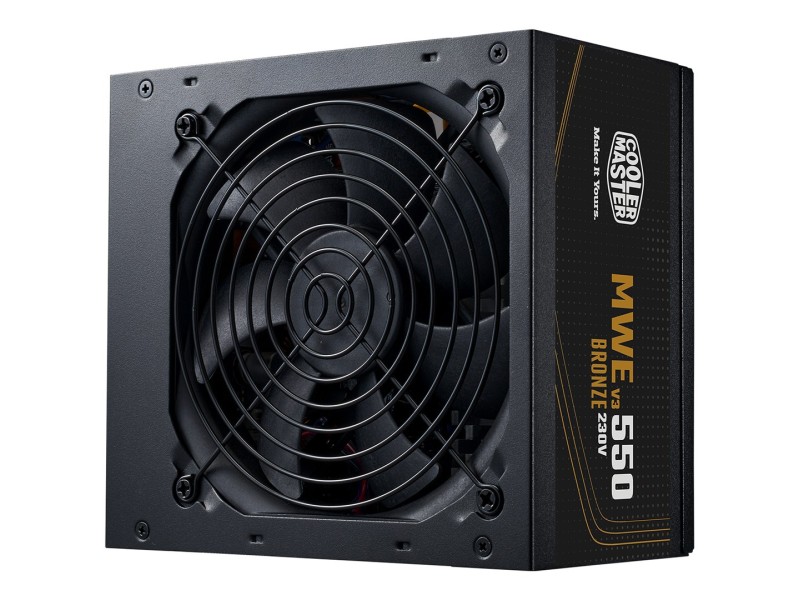 Cooler Master MWE Bronze 550 V3 230V power supply unit 550 W 24-pin ATX ATX Black Cooler Master MWE Bronze 550 V3 230V power supply unit 550 W 24-pin ATX ATX Black