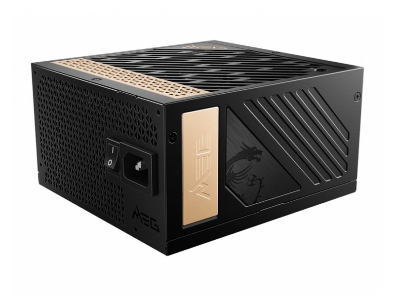 MSI MEG AI1300P PCIE5 power supply unit 1300 W 24-pin ATX ATX Black