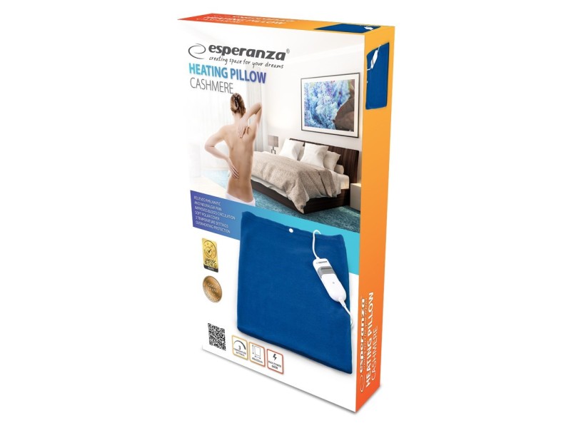 Esperanza EHB004 electric pillow 60 W Blue