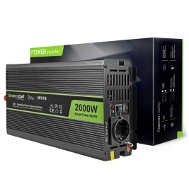 Green Cell INV10 power adapter/inverter Auto 2000 W Black