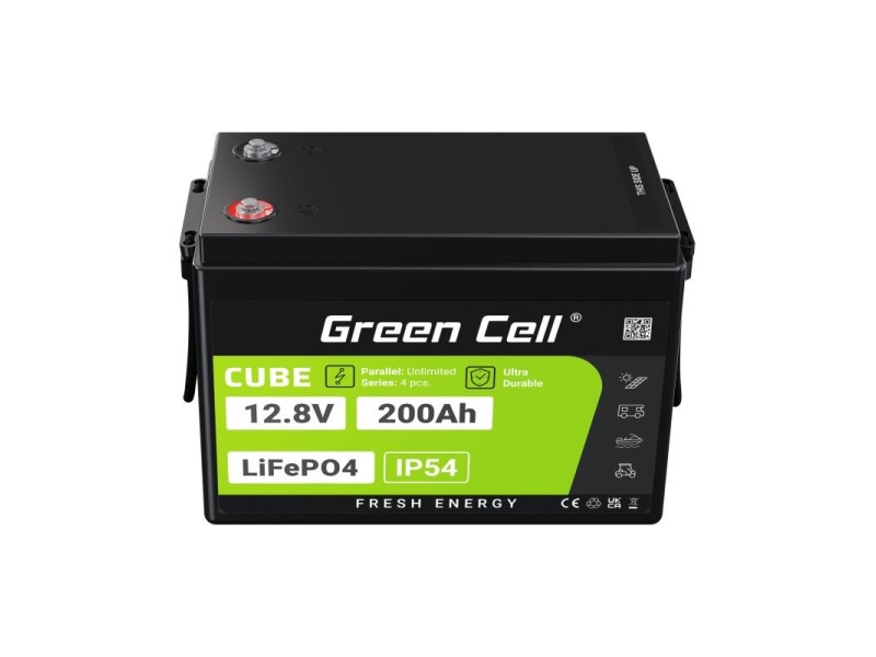 Green Cell LFPGC12V200AH UPS battery Lithium Iron Phosphate (LiFePO4) 12.8 V 200 Ah