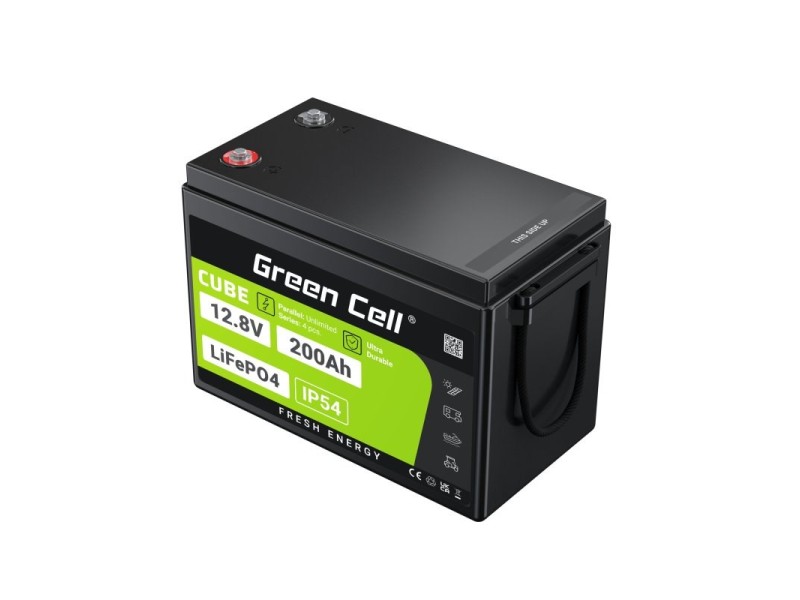 Green Cell LFPGC12V200AH UPS battery Lithium Iron Phosphate (LiFePO4) 12.8 V 200 Ah