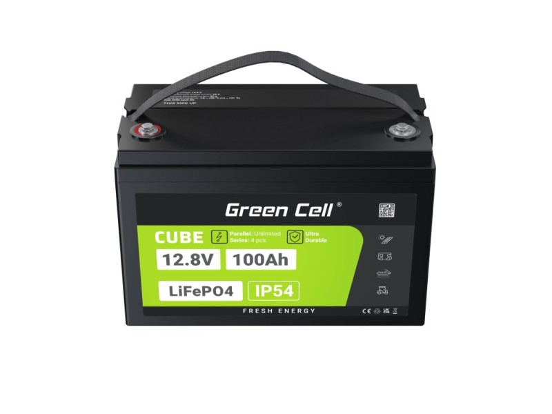 Green Cell LFPGC12V100AH UPS battery Lithium Iron Phosphate (LiFePO4) 12.8 V 100 Ah Green Cell LFPGC12V100AH UPS battery Lithium Iron Phosphate (LiFePO4) 12.8 V 100 Ah