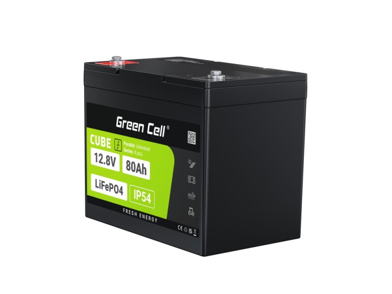 Green Cell LFPGC12V80AH UPS battery Lithium Iron Phosphate (LiFePO4) 12.8 V