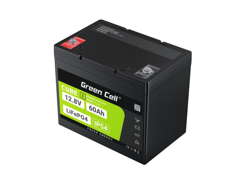 Green Cell LFPGC12V60AH UPS battery Lithium Iron Phosphate (LiFePO4) 12.8 V 60 Ah