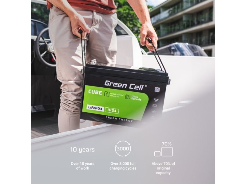 Green Cell LFPGC12V50AH UPS battery Lithium Iron Phosphate (LiFePO4) 12 V 50 Ah