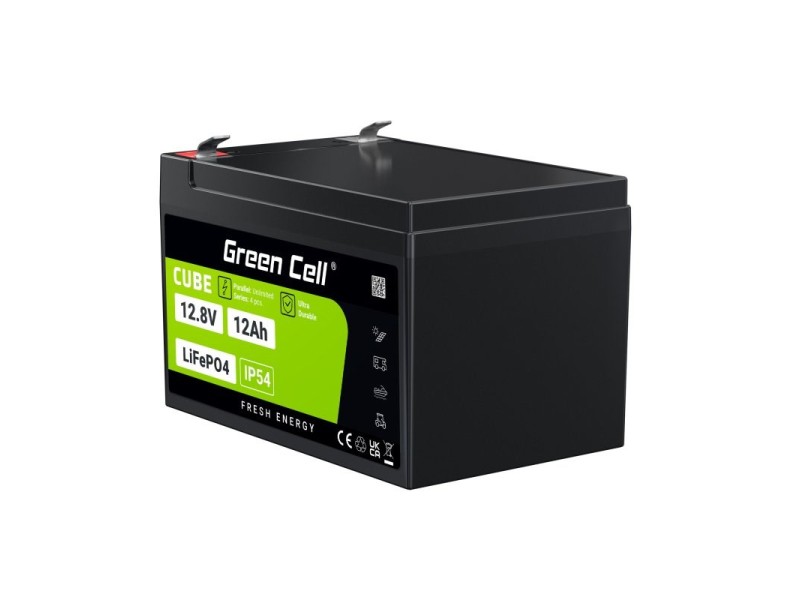 Green Cell LFPGC12V12AH UPS battery Lithium Iron Phosphate (LiFePO4) 12.8 V 12 Ah