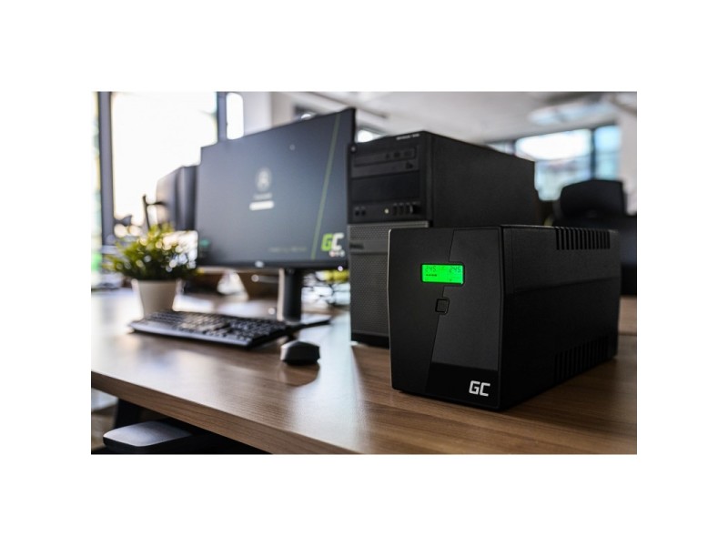 Green Cell UPS08 uninterruptible power supply (UPS) Line-Interactive 1000 VA 700 W 4 AC outlet(s)