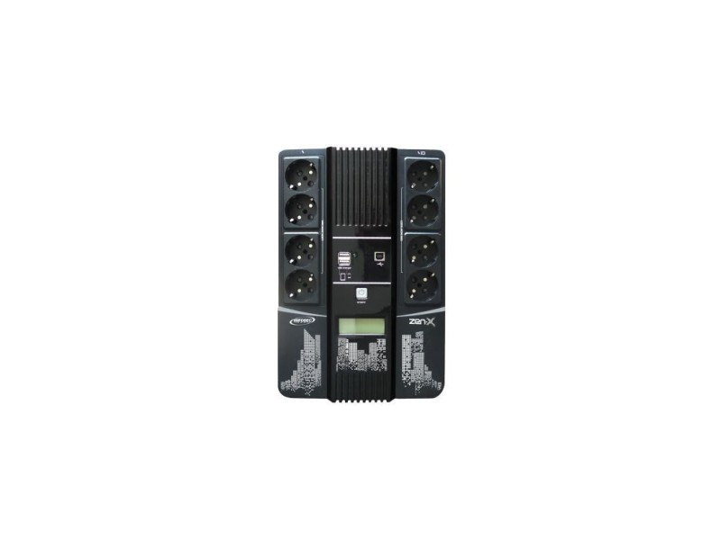 Infosec Zen-X 1000 uninterruptible power supply (UPS) Line-Interactive 1 kVA 600 W 8 AC outlet(s)