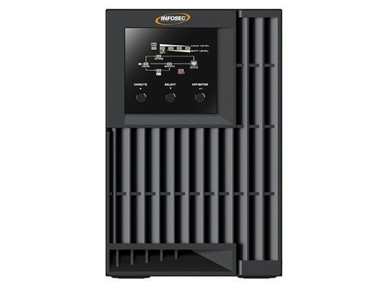 Infosec E4 Value 1000 uninterruptible power supply (UPS) Double-conversion (Online) 1 kVA 3 AC outlet(s) Infosec E4 Value 1000 uninterruptible power supply (UPS) Double-conversion (Online) 1 kVA 3 AC outlet(s)