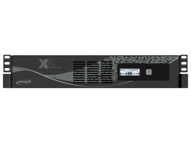 Infosec X4 2000 RM Plus uninterruptible power supply (UPS) Line-Interactive 2 kVA 1200 W 10 AC outlet(s) Infosec X4 2000 RM Plus uninterruptible power supply (UPS) Line-Interactive 2 kVA 1200 W 10 AC outlet(s)