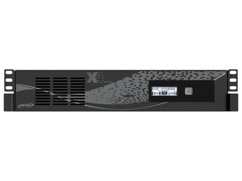 Infosec X4 3000 RM Plus uninterruptible power supply (UPS) Line-Interactive 3 kVA 1800 W 10 AC outlet(s) Infosec X4 3000 RM Plus uninterruptible power supply (UPS) Line-Interactive 3 kVA 1800 W 10 AC outlet(s)
