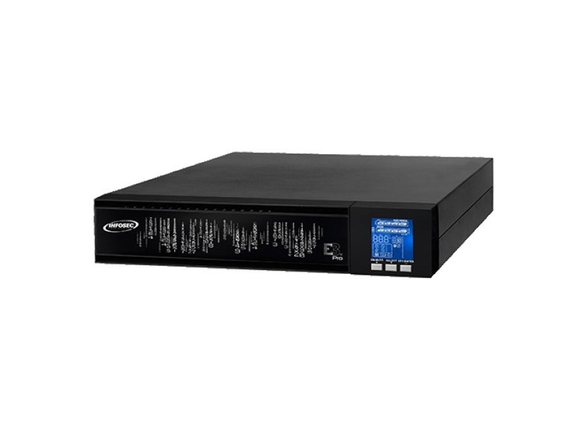 Infosec E3 Pro 2000 RT uninterruptible power supply (UPS) Double-conversion (Online) 2 kVA 1800 W 4 AC outlet(s)